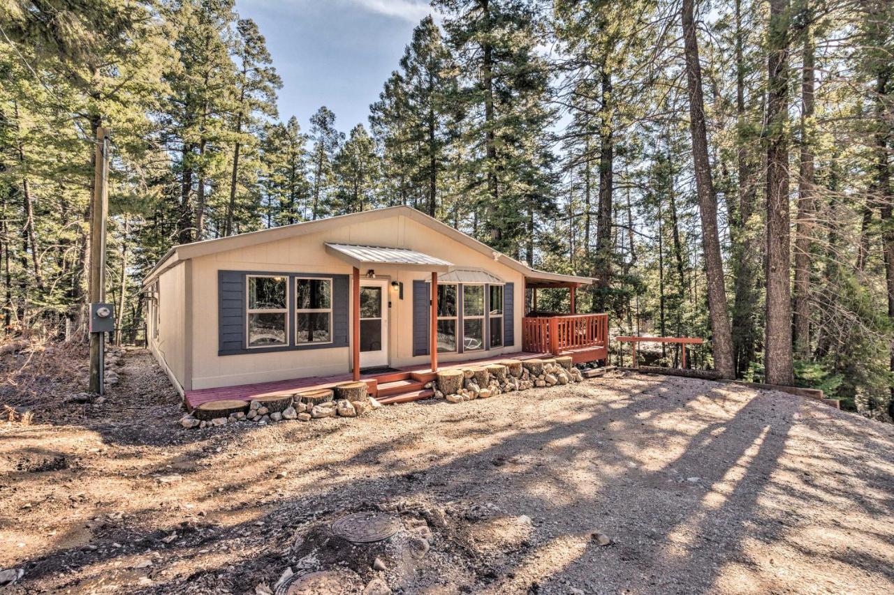 Relaxing Lincoln Forest Retreat With Wraparound Deck Cloudcroft Bagian luar foto